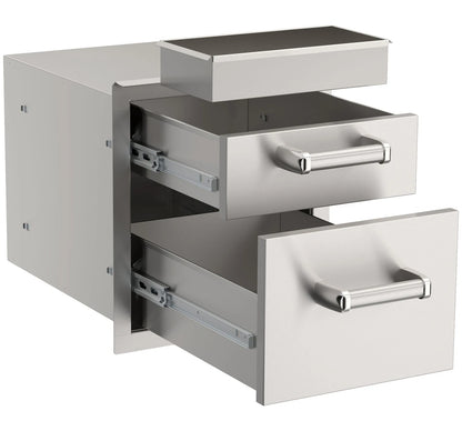 Fire Magic Premium Flush Double Drawer