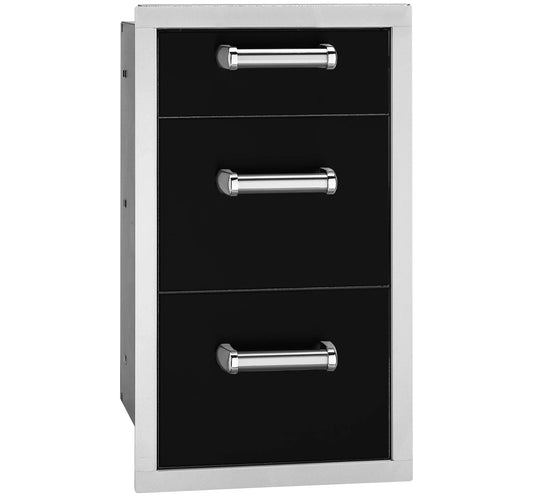 Fire Magic Echelon Black Triple Drawer
