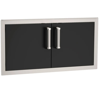 Fire Magic Echelon Black Double Access Doors, Reduced Height