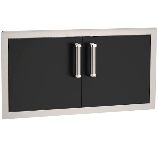 Fire Magic Echelon Black Double Access Doors, Reduced Height
