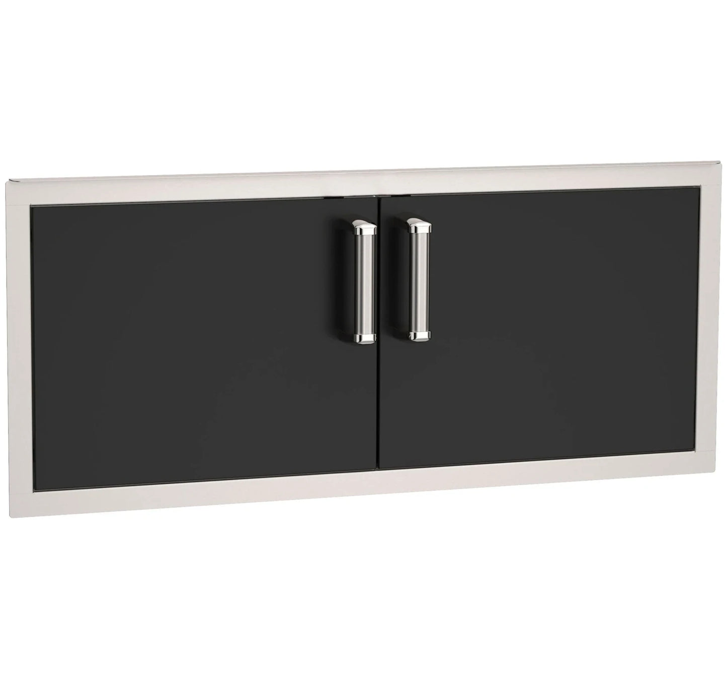 Fire Magic Echelon Black Double Access Doors, Reduced Height (16"H x 39"W)