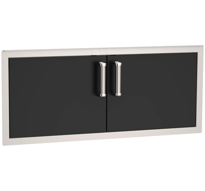 Fire Magic Echelon Black Double Access Doors, Reduced Height (16"H x 39"W)