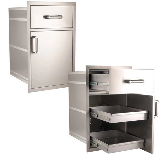Fire Magic Premium Flush Sealed Large Pantry Door/Drawer Combo