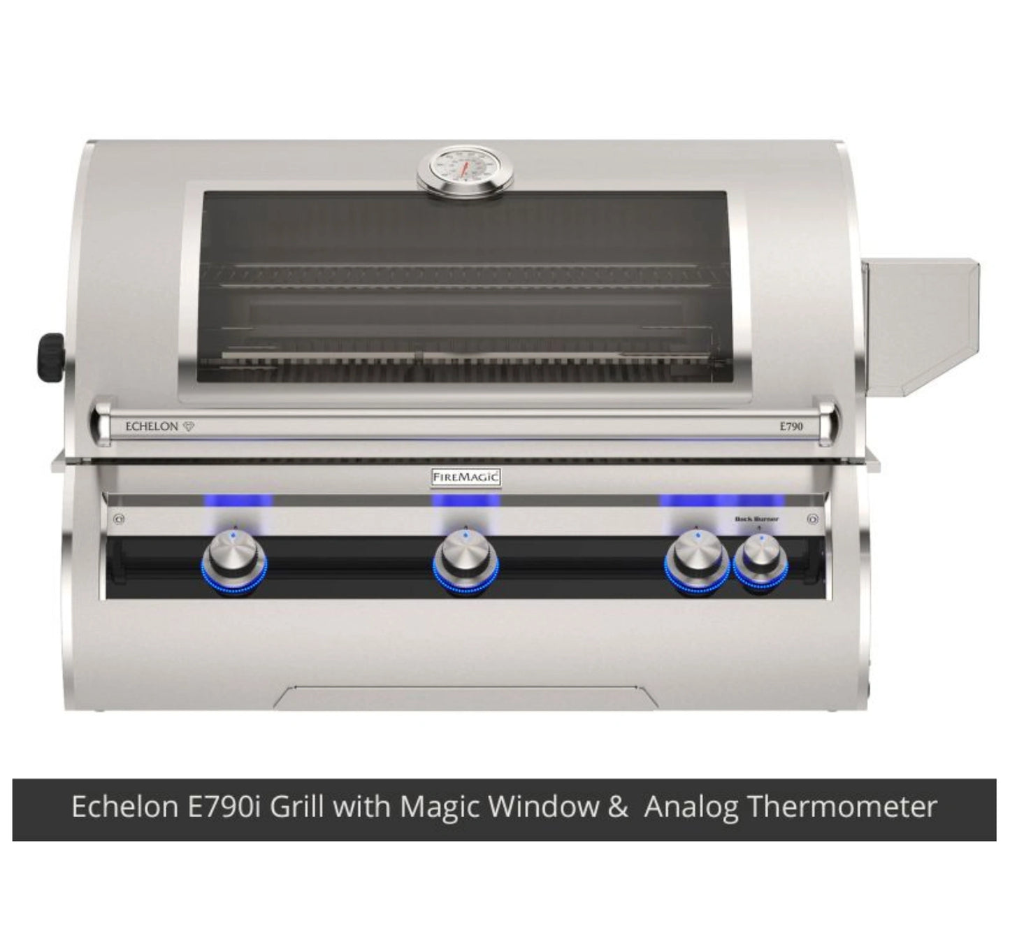 Fire Magic Contemporary Grill Island for E790/A790 Grill, Double Drawer Cut-Out (35 x 115 inch)