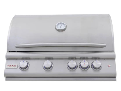 Blaze LTE+ 32" 4-Burner Built-In Natural Gas Grill w/ Lift-Assist Hood & Rear Infrared Burner