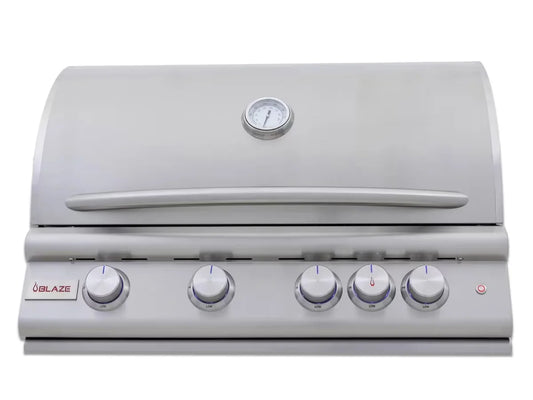 Blaze LTE+ 32" 4-Burner Built-In Propane Gas Grill w/ Lift-Assist Hood & Rear Infrared Burner