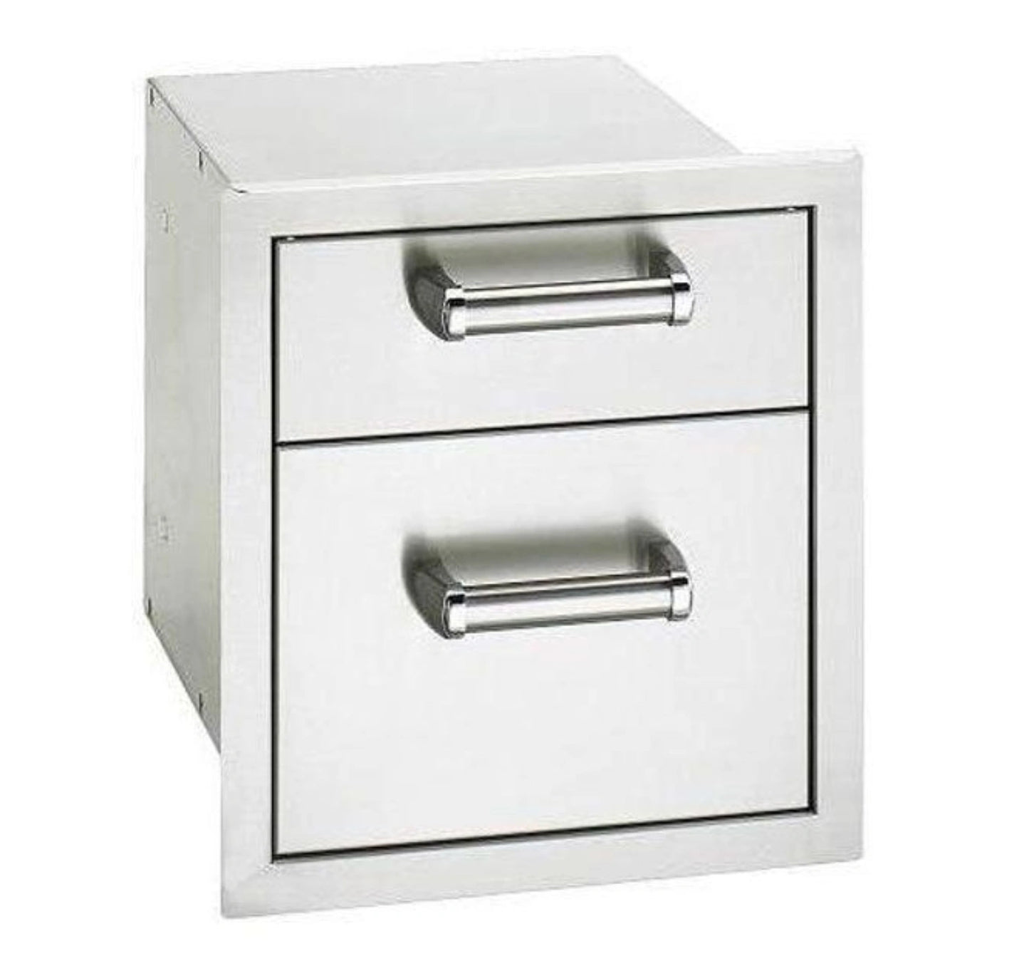 Fire Magic Electric Grill Island Bundle with Refrigerator & Double Drawer (36 x 44 inch, Smoke)