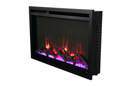 Remii Classic Xtra Slim 26" Built-In Smart Electric Fireplace | CLASSIC-SLIM-26