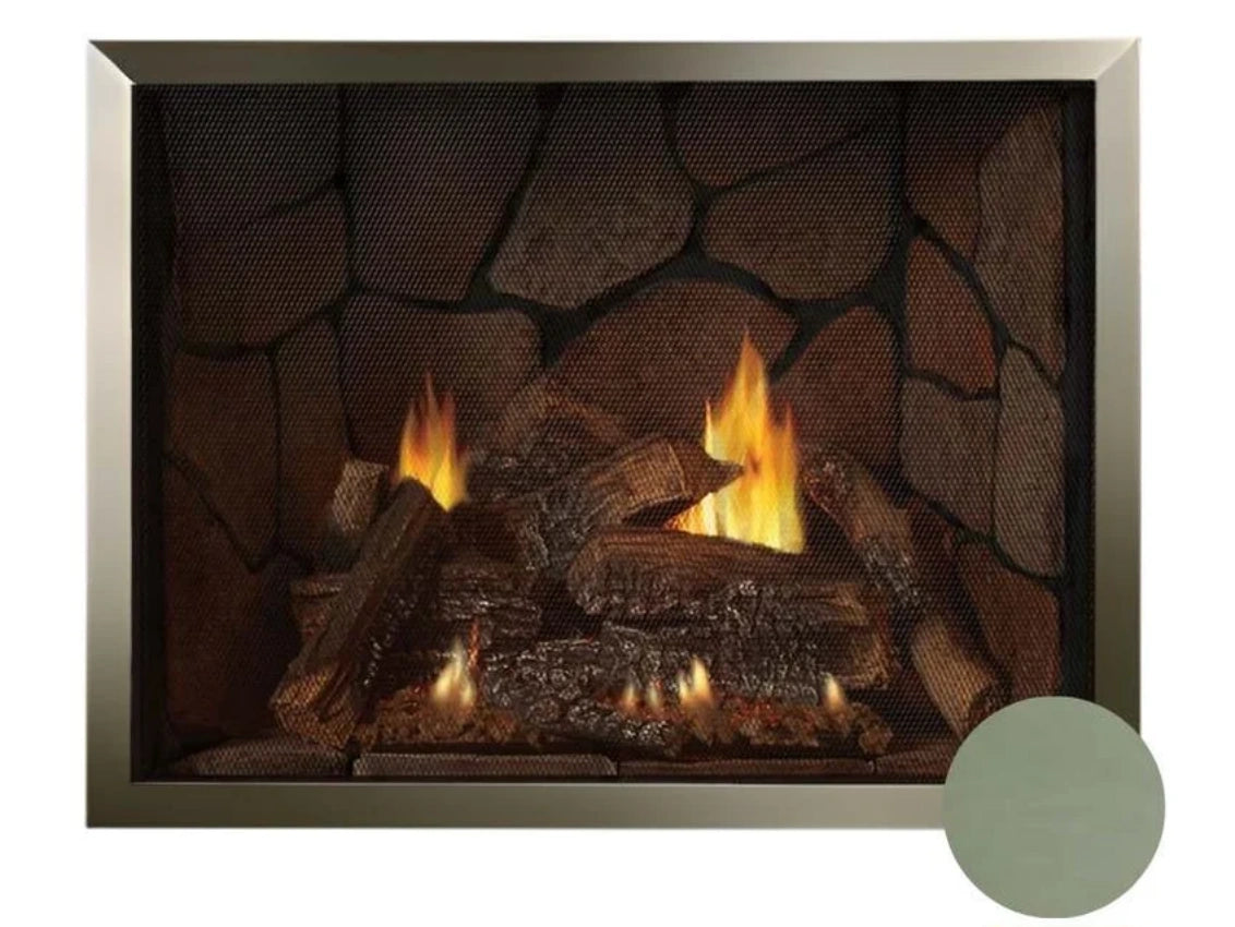 Empire White Mountain Hearth Tahoe Clean Face 36" Direct Vent Traditional Luxury Gas Fireplace with Multi Function Thermostat Remote Control and Blower
