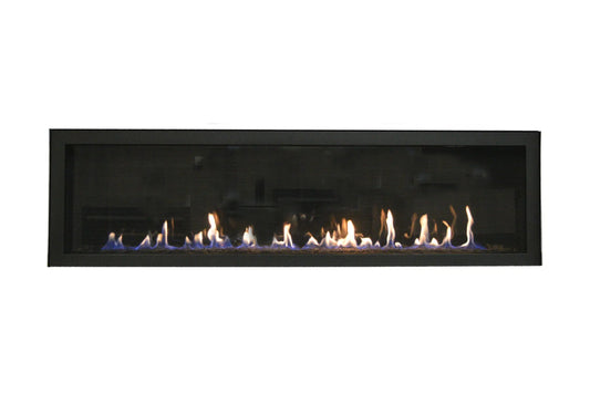 Amantii Sierra Flame Austin 65" Natural Gas Direct Vent Linear Gas Fireplace | AUSTIN-65G-NG-DELUXE