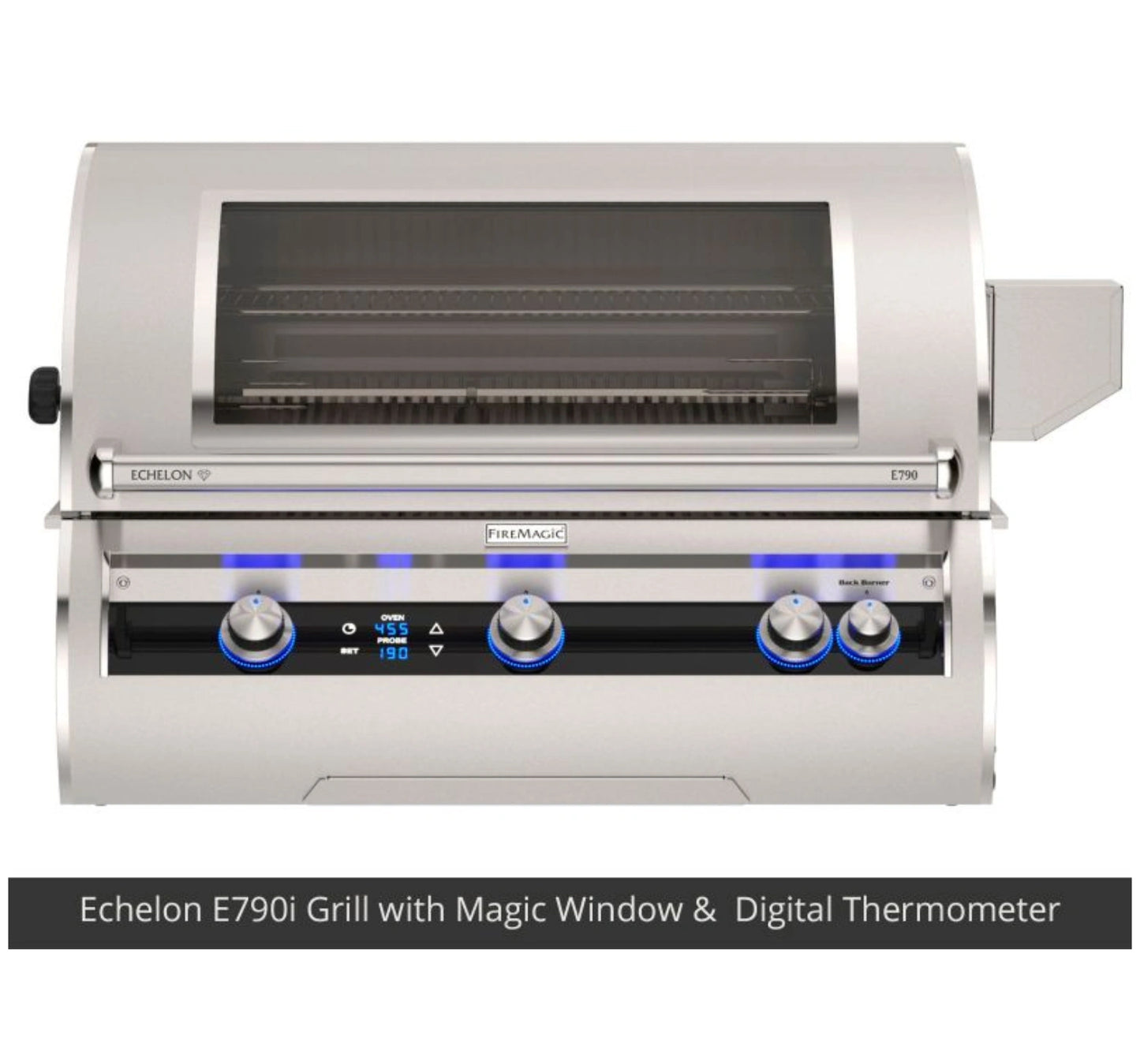Fire Magic Contemporary Grill Island for E790/A790 Grill, Refrigerator Cut-Out (35 x 115 inch)