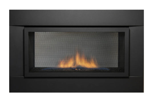 Amantii Sierra Flame Palisade 36" See-Through Natural Gas Direct Vent Linear Gas Fireplace | PALISADE-36-NG