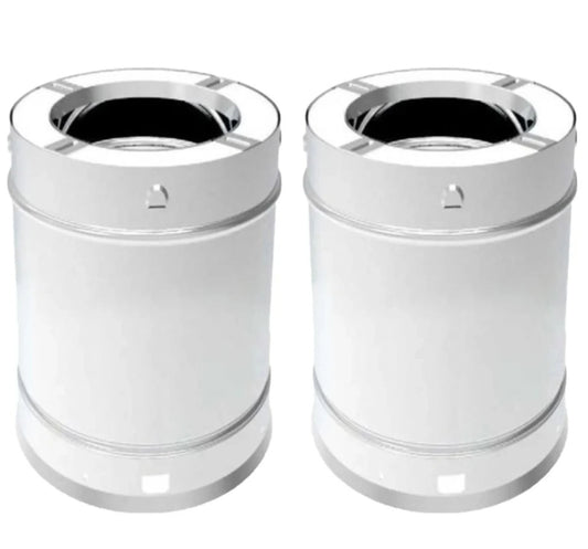 Superior 6" Stainless Steel Chimney Length for 7" Snap-Pak Chimney