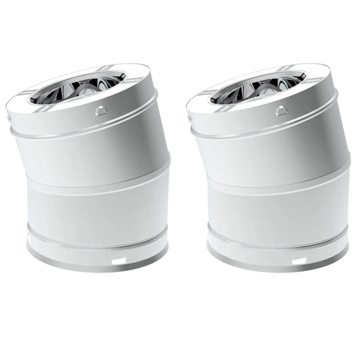 Superior 15° Stainless Steel Elbow for 7" Snap-Pak Chimney