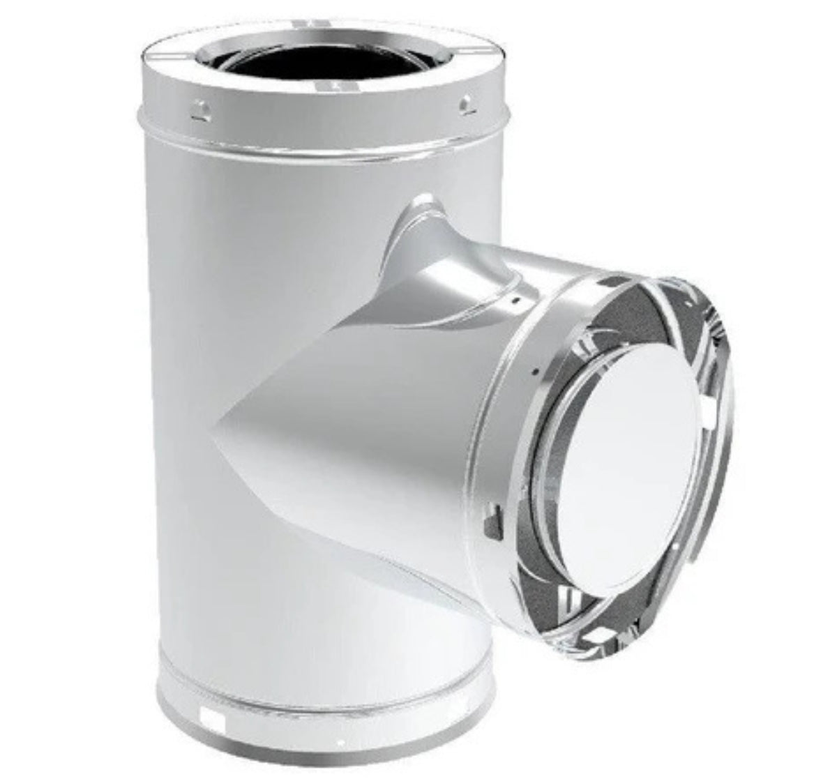 Superior Tee Stainless Steel for 6" Snap-Pak Chimney