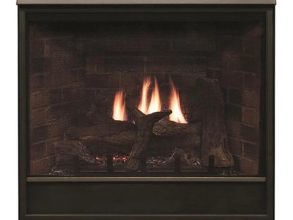Empire White Mountain Hearth Tahoe Clean Face 42" Direct Vent Deluxe Gas Fireplace with IPI Control On/Off Switch and Blower