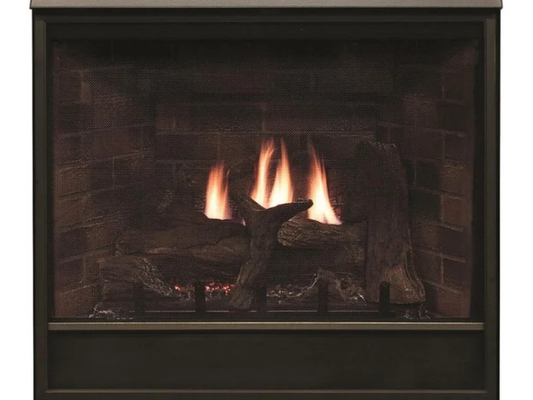 Empire White Mountain Hearth Tahoe Clean Face 42" Direct Vent Deluxe Gas Fireplace with IPI Control On/Off Switch and Blower
