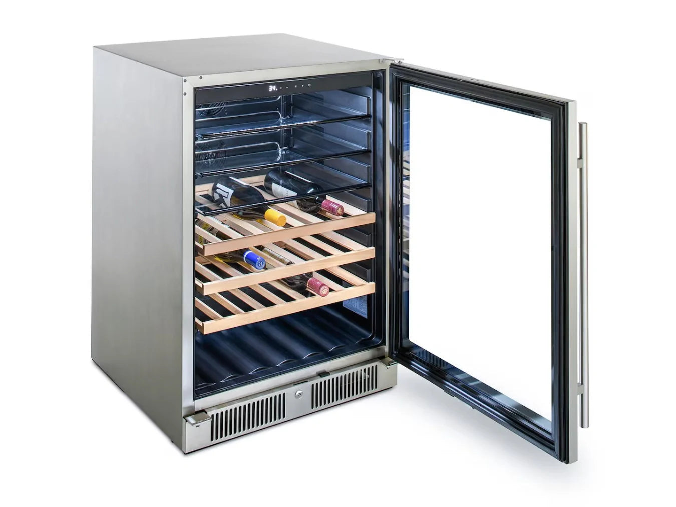 Blaze 24" Glass Front Outdoor Rated Beverage Cooler