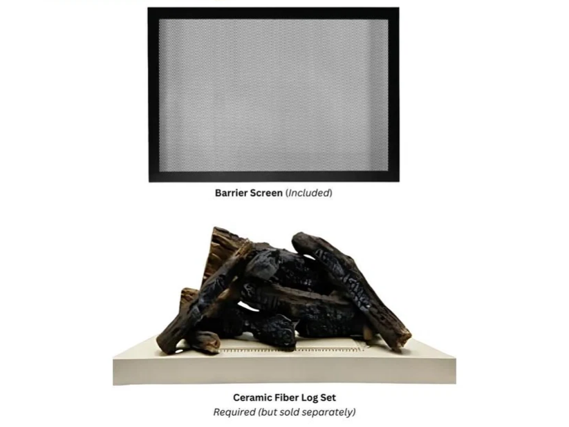 Empire Hearth Tahoe Clean-Face Premium 32" Direct Vent Gas Fireplace with On/Off Switch