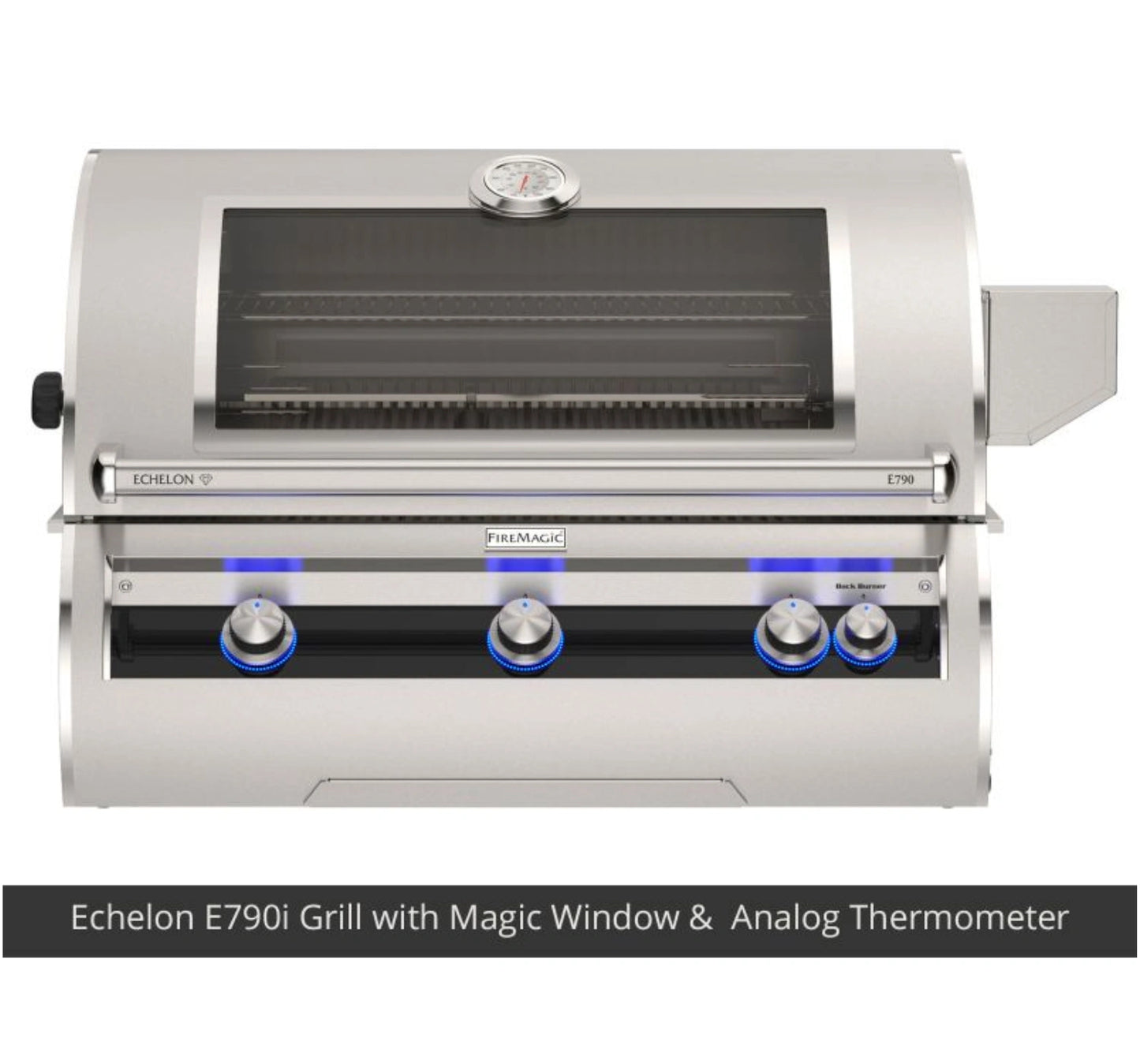 Fire Magic Contemporary Grill Island for E790/A790 Grill, Refrigerator Cut-Out (35 x 115 inch)