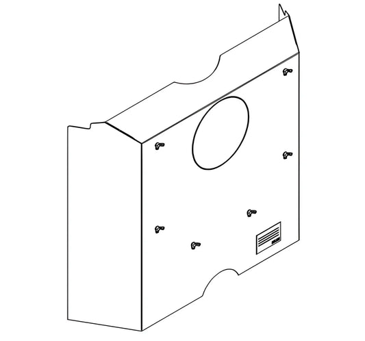 Amantii Lynwood Reduce Clearance Heat Shield Fireplace Accessory