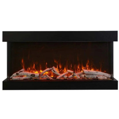 Amantii Tru View Extra Tall 72" Indoor Outdoor WiFi Enabled 3 Sided Electric Fireplace | 72-TRV-XT-XL