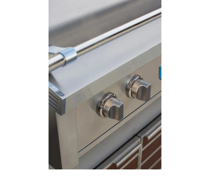 American Made Grills Freestanding Estate 36" 3-Burner Natural/Propane Gas Grill