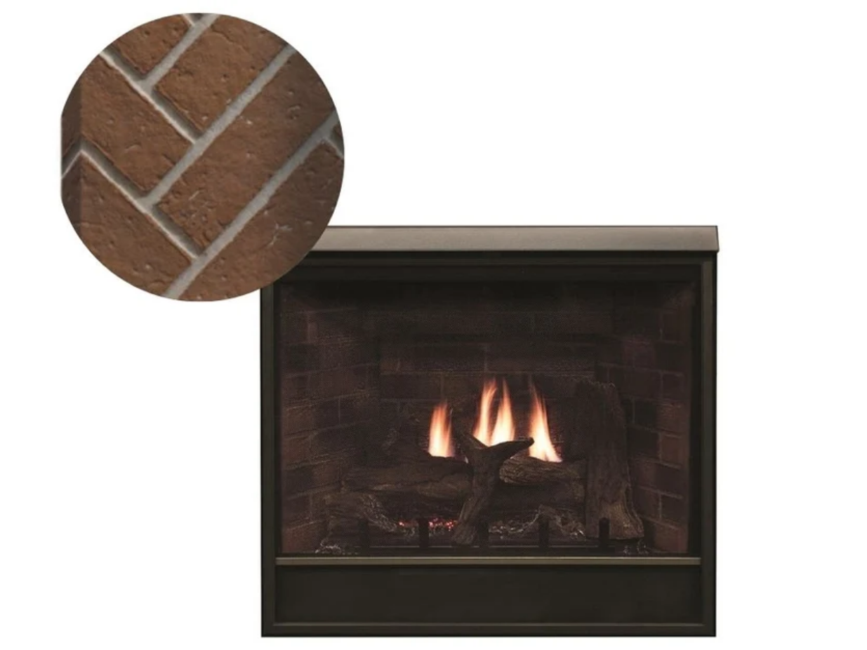 Empire White Mountain Hearth Tahoe Clean Face 42" Direct Vent Deluxe Gas Fireplace with IPI Control On/Off Switch and Blower