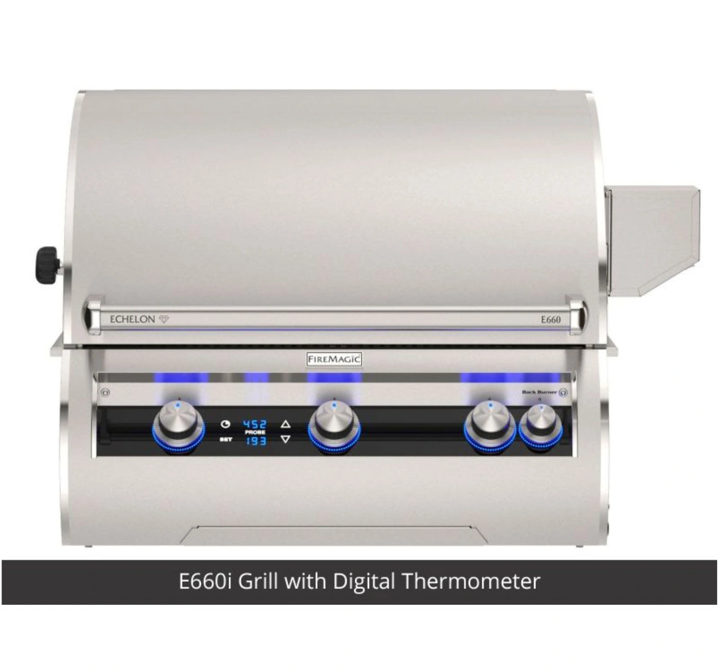 Fire Magic Reclaimed Wood Grill Island for E660/A660 Grill, Double Drawer Cut-Out (35 x 77 inch)