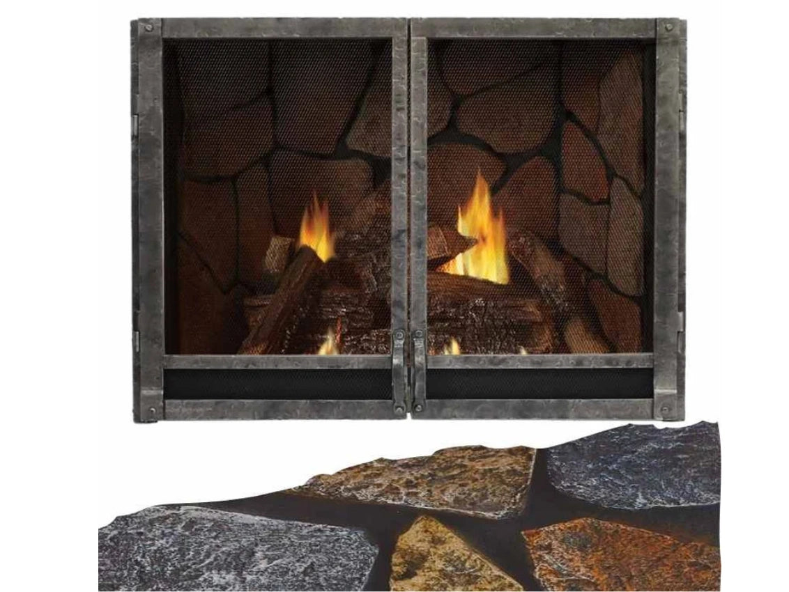 Empire White Mountain Hearth Tahoe Clean Face 36" Direct Vent Traditional Luxury Gas Fireplace with Multi Function Thermostat Remote Control and Blower