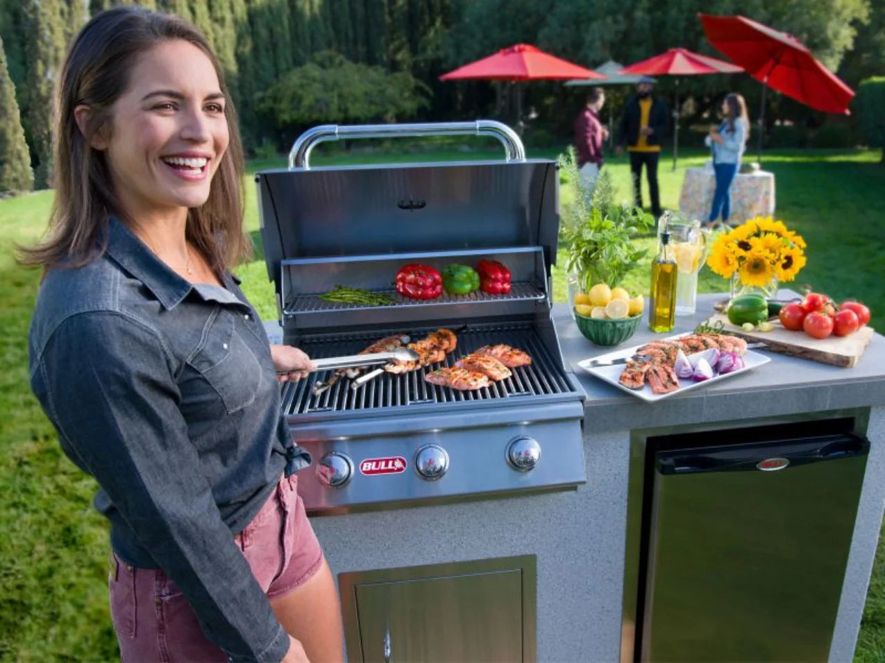Bull 24" Steer 3-Burner Drop In Grill - LP