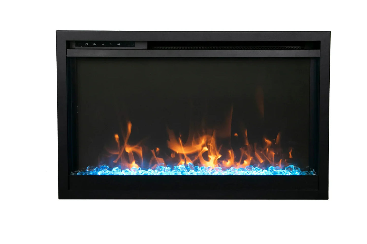 Remii Classic Xtra Slim 30" Built-In Smart Electric Fireplace | CLASSIC-SLIM-30