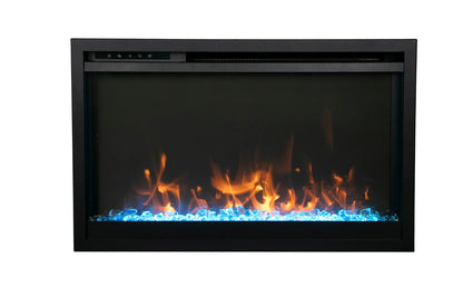 Remii Classic Xtra Slim 30" Built-In Smart Electric Fireplace | CLASSIC-SLIM-30