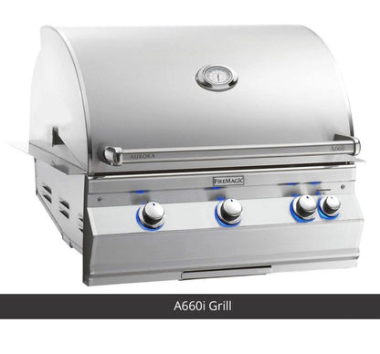 Fire Magic Reclaimed Wood Grill Island for E660/A660 Grill, Double Drawer Cut-Out (35 x 77 inch)