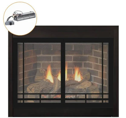 Empire White Mountain Hearth Tahoe 32" Direct Vent Deluxe Propane Gas Fireplace with Millivolt Control and On/Off Switch