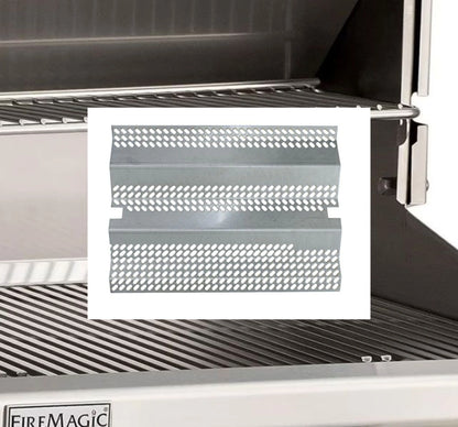 Fire Magic Contemporary Choice Island for C650 Grill, Double Drawer Cut-Out (31 x 82 inch, Smoke)