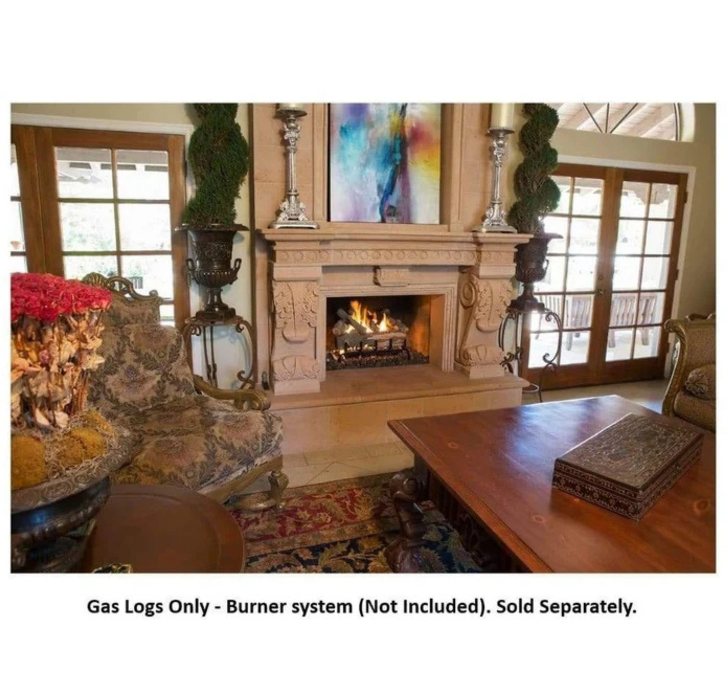 Grand Canyon Arizona Juniper Indoor/Outdoor Vented Gas Log Set (Logs Only)