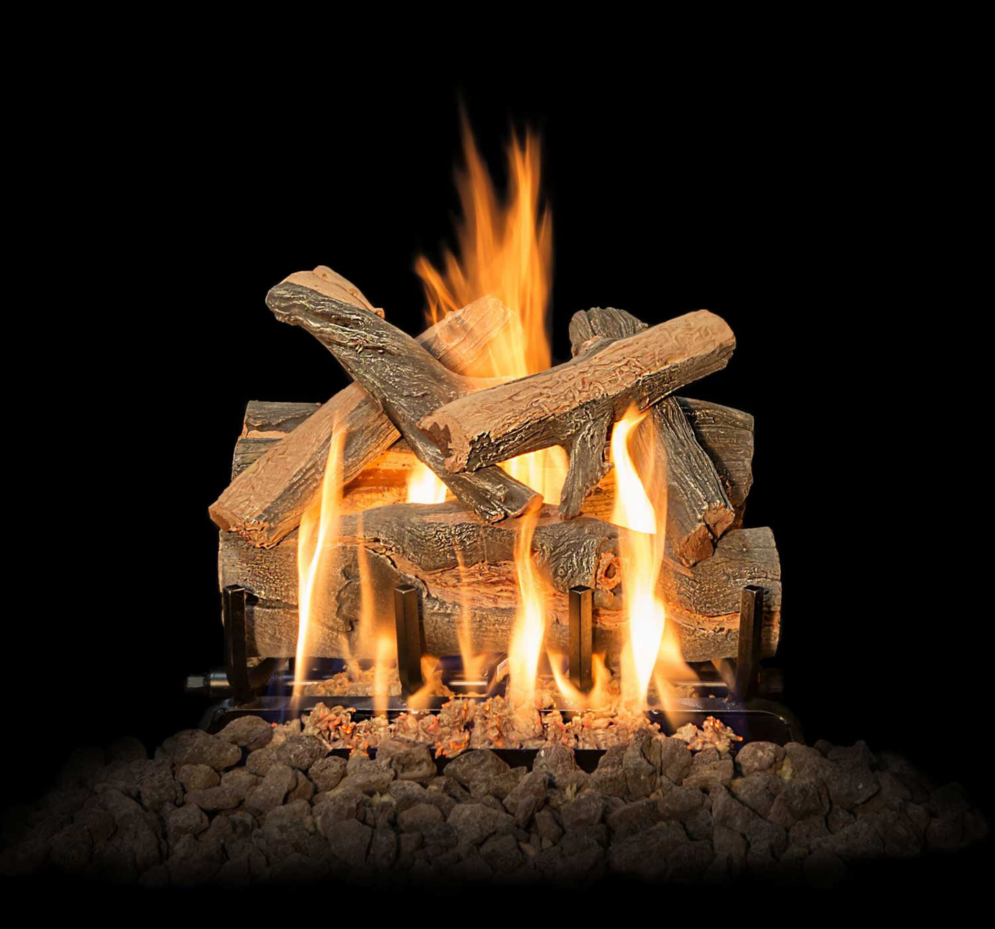 Grand Canyon Arizona Juniper Indoor/Outdoor See-Through Vented Gas Log Set (Logs Only)
