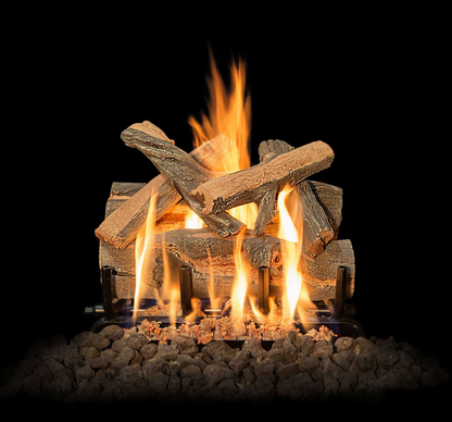 Grand Canyon Arizona Juniper Indoor/Outdoor See-Through Vented Gas Log Set (Logs Only)