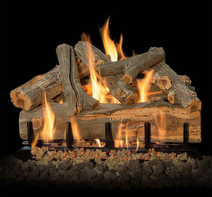 Grand Canyon Arizona Juniper Indoor/Outdoor See-Through Vented Gas Log Set (Logs Only)