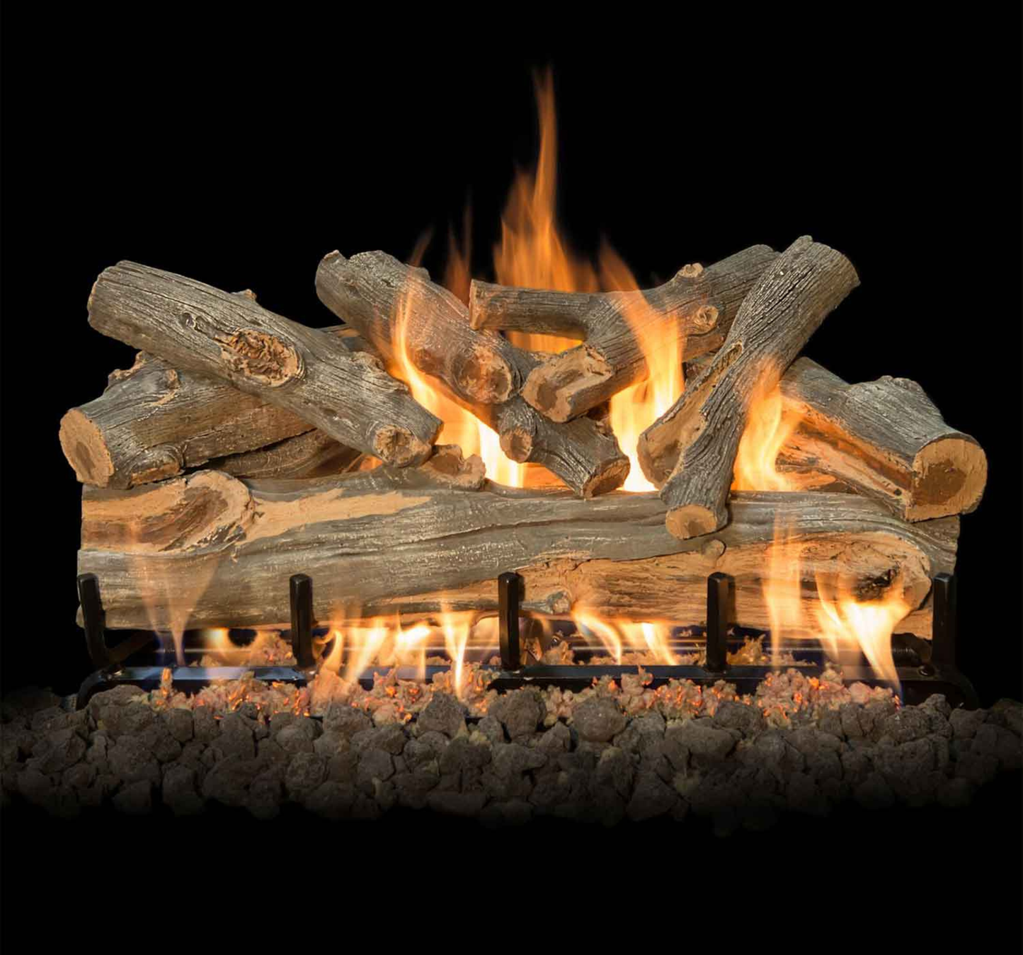 Grand Canyon Arizona Juniper Indoor/Outdoor See-Through Vented Gas Log Set (Logs Only)
