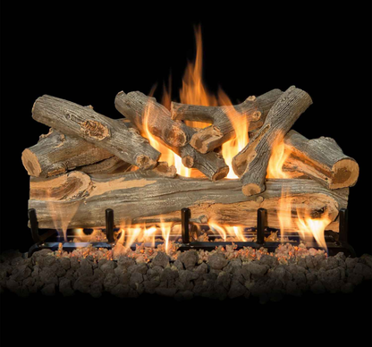 Grand Canyon Arizona Juniper Indoor/Outdoor See-Through Vented Gas Log Set (Logs Only)