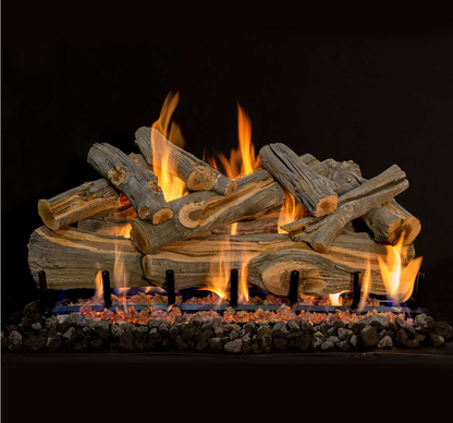 Grand Canyon Arizona Juniper Indoor/Outdoor See-Through Vented Gas Log Set (Logs Only)