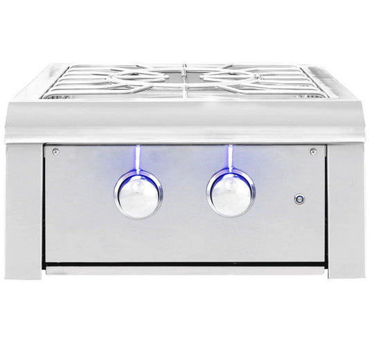 American Made Grills Alturi Built-In Natural Gas Power Burner Outdoor Kitchen