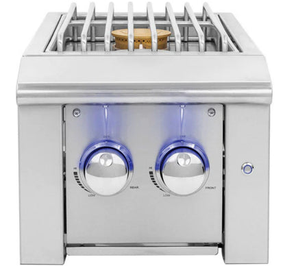 American Made Grills Alturi Built-In Natural Gas Double Side Burner