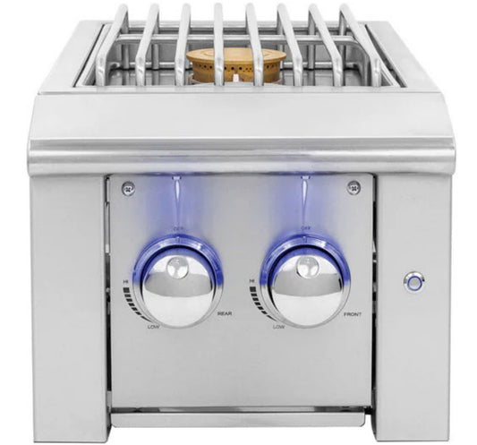 American Made Grills Alturi Built-In Natural Gas Double Side Burner
