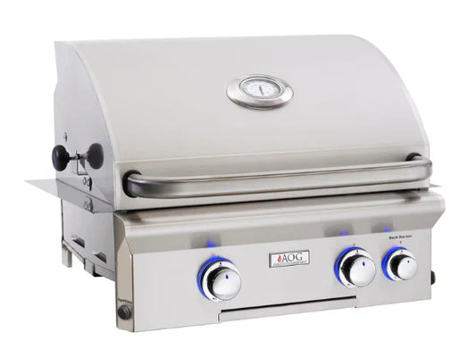 American Outdoor Grill L-Series 24" 2-Burner Built in Natural Gas Grill with Rotisserie