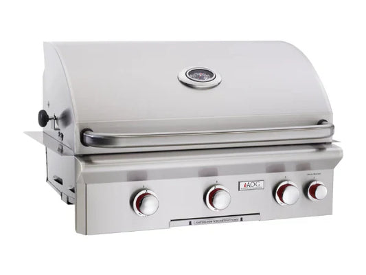 American Outdoor Grill T-Series 30" 3-Burner Built in Natural Gas Grill with Rotisserie