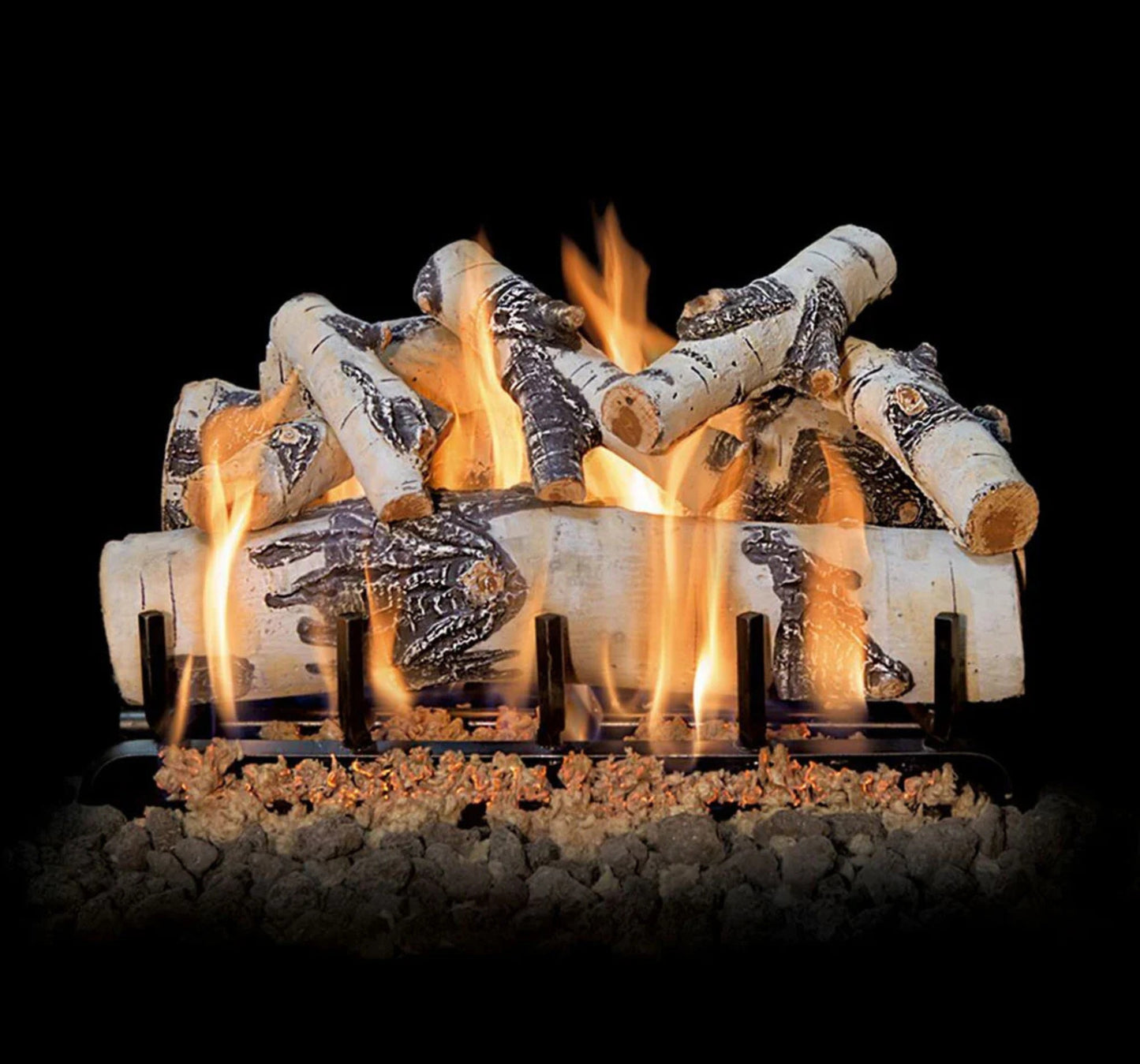 Grand Canyon Quaking Aspen Indoor/Outdoor See-Through Vented Gas Log Set (Logs Only)