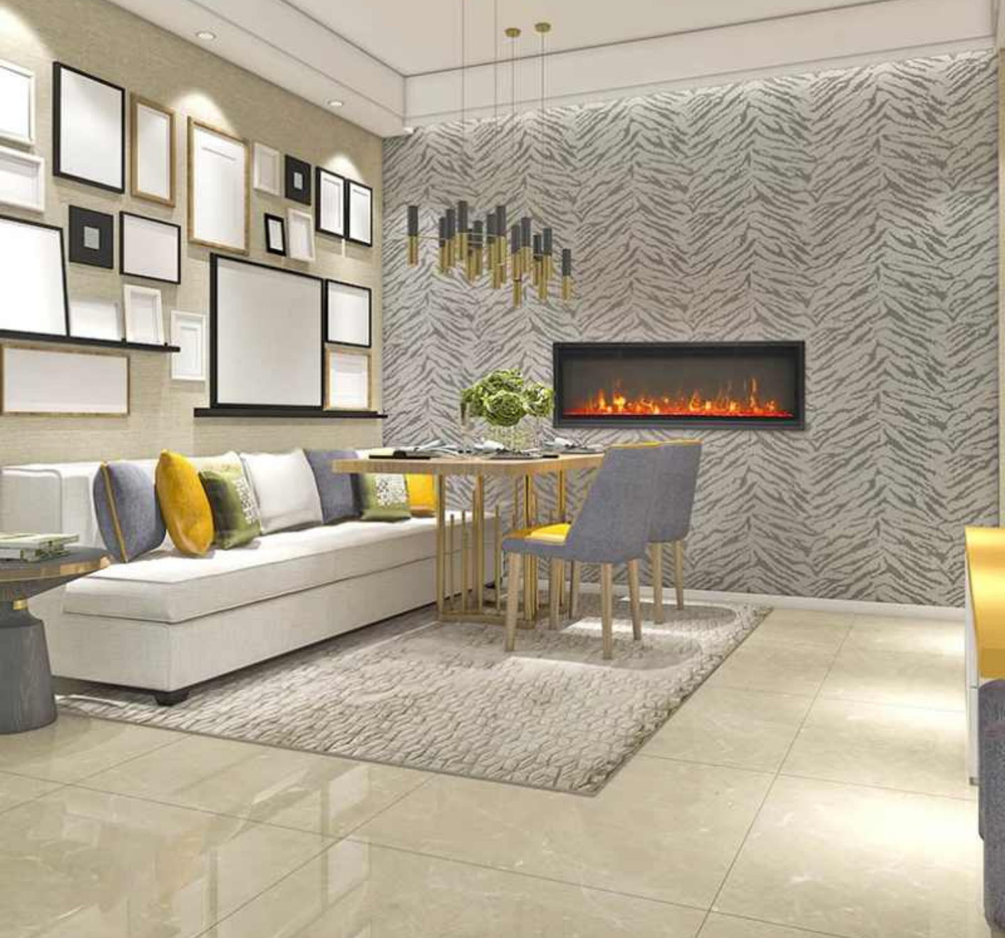 Amantii Wall Mount Electric Fireplace
